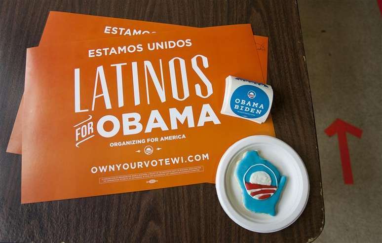 Voto hispânico ajudou a garantir o segundo mandato ao presidente dos Estados Unidos Barack Obama. 06/11/2012.