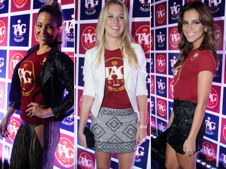 A festa de lan&ccedil;amento da Tag Bier reuniu famosos