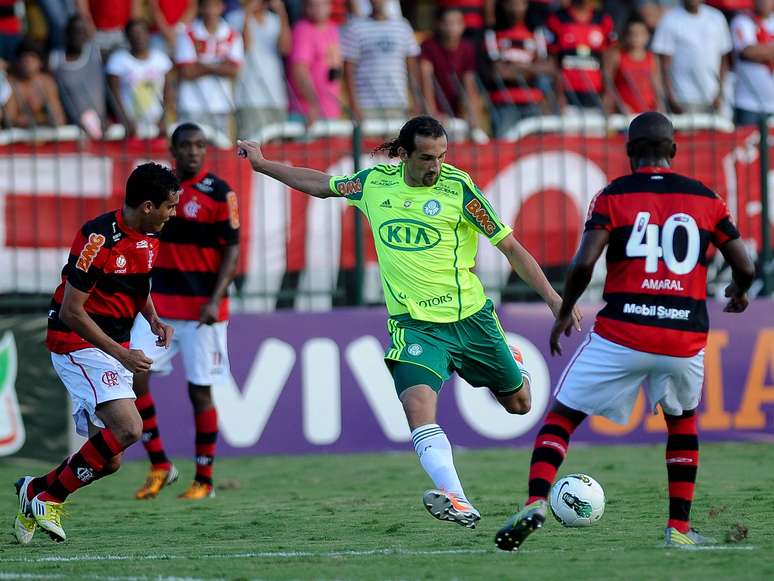 Atacante teve atuação apagada contra o Flamengo, mas foi o maior nome do Palmeiras na temporada