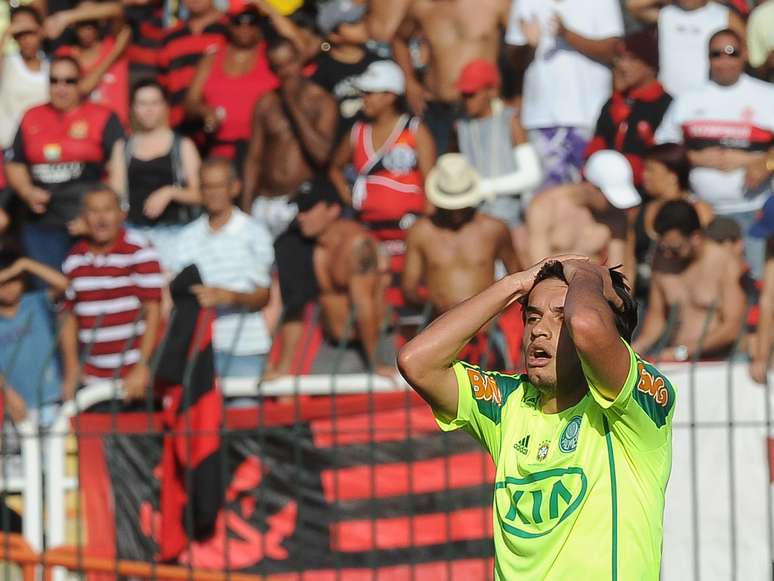 Palmeiras desperdiçou grandes chances contra o Flamengo