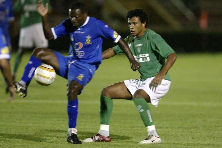 Na segunda divisão e com Fernando, o Santo André enfrentou o Palmeiras, de Diego Souza, na Libertadores