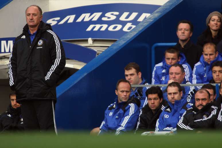 <p>Scolari foi demitido do comando do Chelsea em 2009</p>