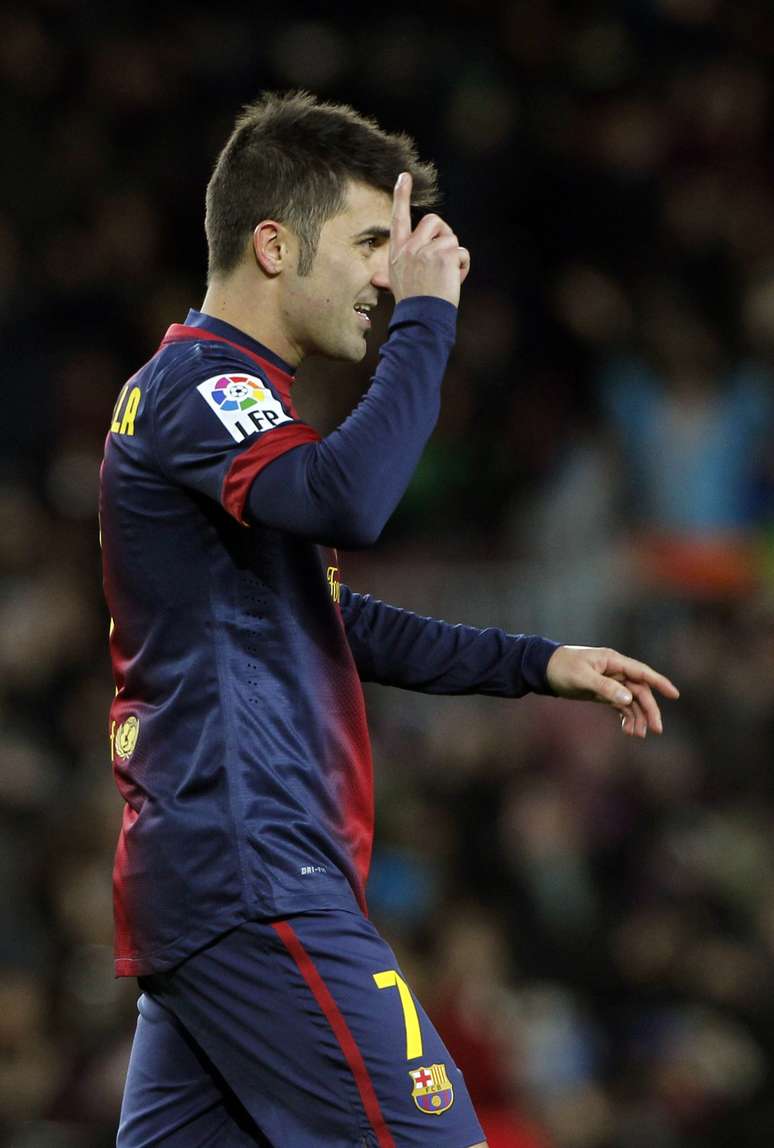 David Villa perdeu espaço na equipe do Barcelona