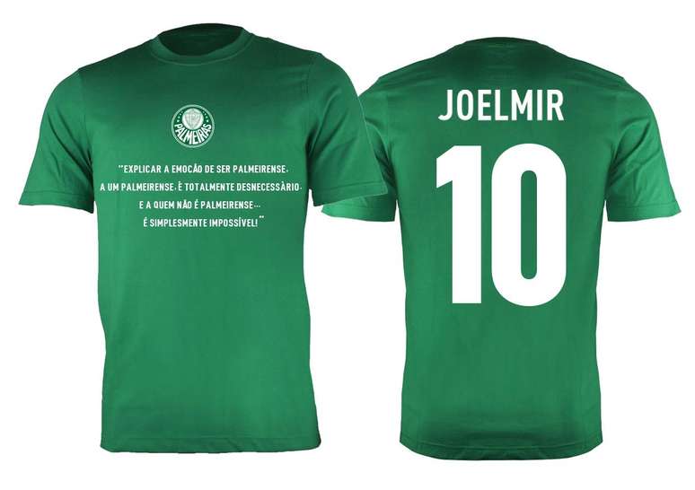 Camisa do Palmeiras recebeu layout especial para homenagear o jornalista Joelmir Beting