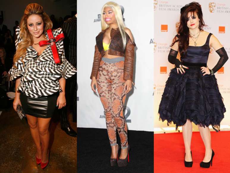 Revista elabora a lista das celebridades que mais se destacam pela excentricidade na hora de se vestir