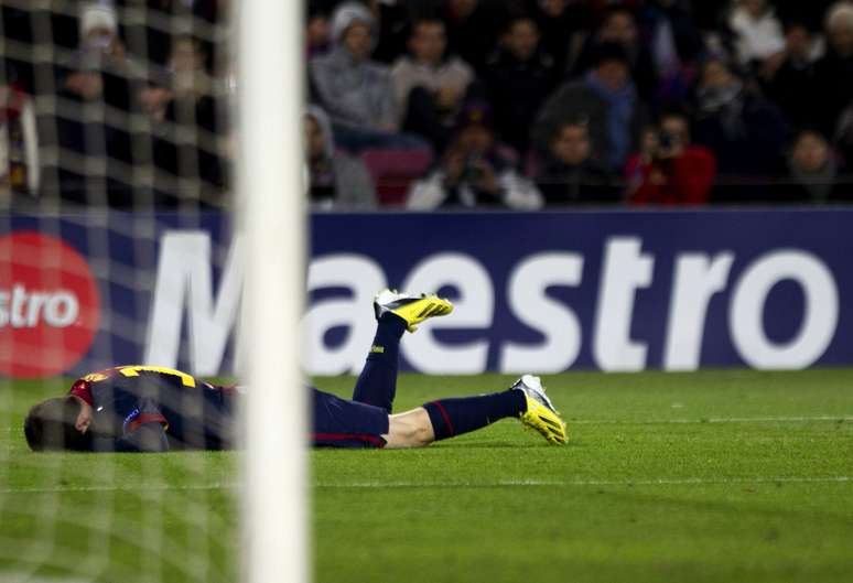 Barcelona sua a camisa, mas derrota Spartak de virada com dois de Messi