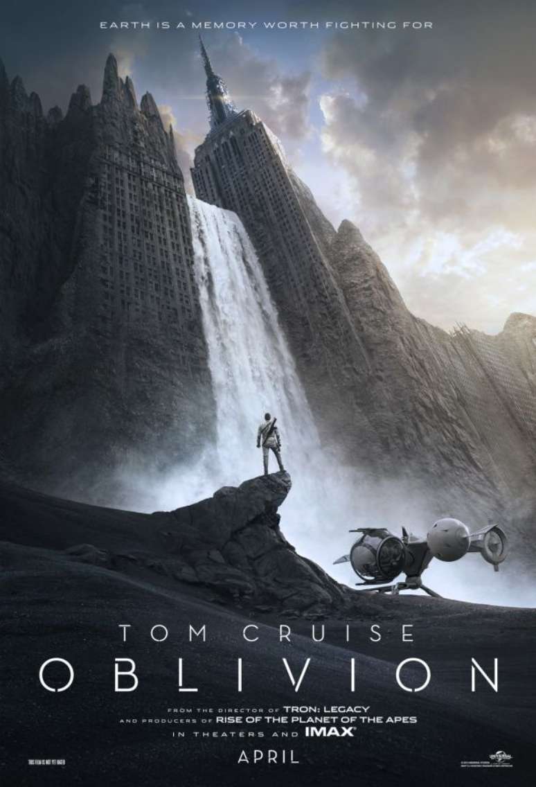 O novo filme de Tom Cruise estreia em abril de 2013