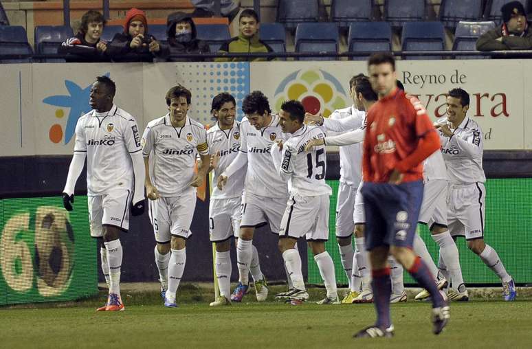 Daniel Parejo e Roberto Soldado marcaram os gols do Valencia na partida em Pamplona