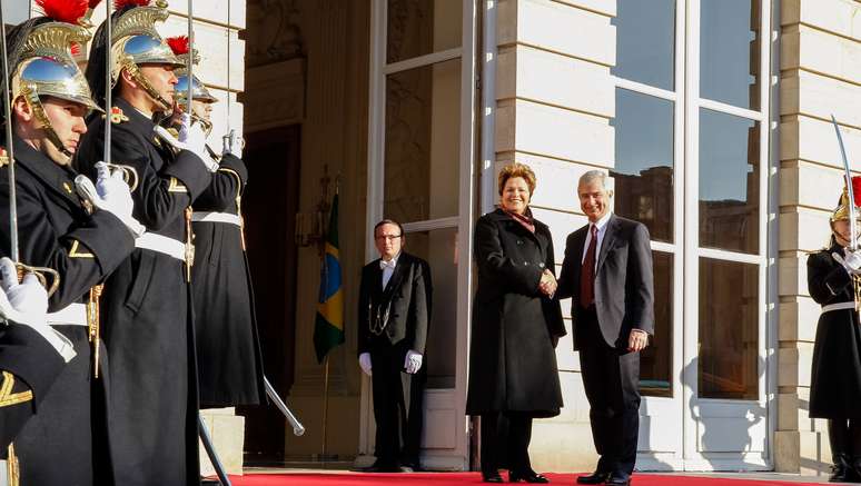 Na França, Dilma Rousseff se encontrou com o deputado Claude Bartolone, presidente da Assembléia Nacional