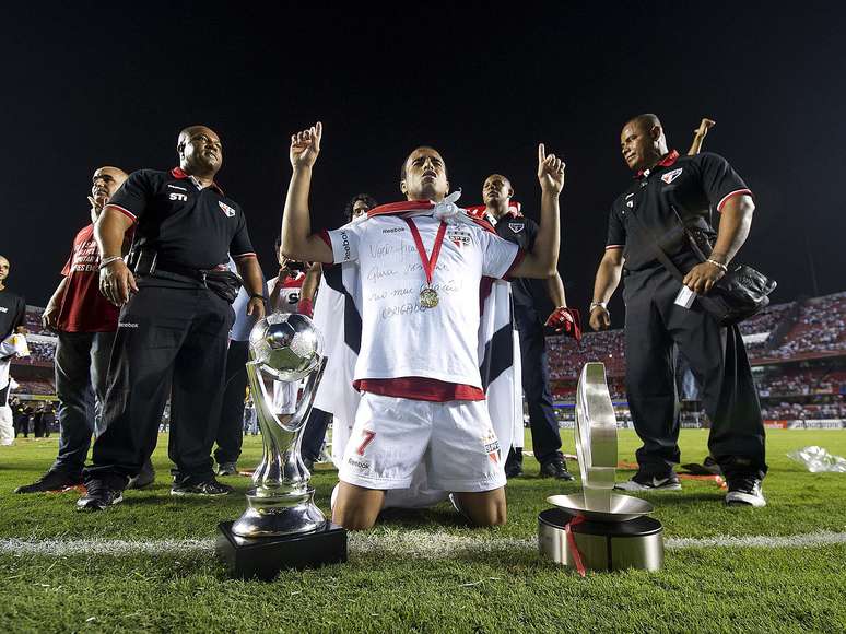 <p>São Paulo foi campeão da Sul-Americana em 2012 após jogo polêmico com Tigre-ARG</p>