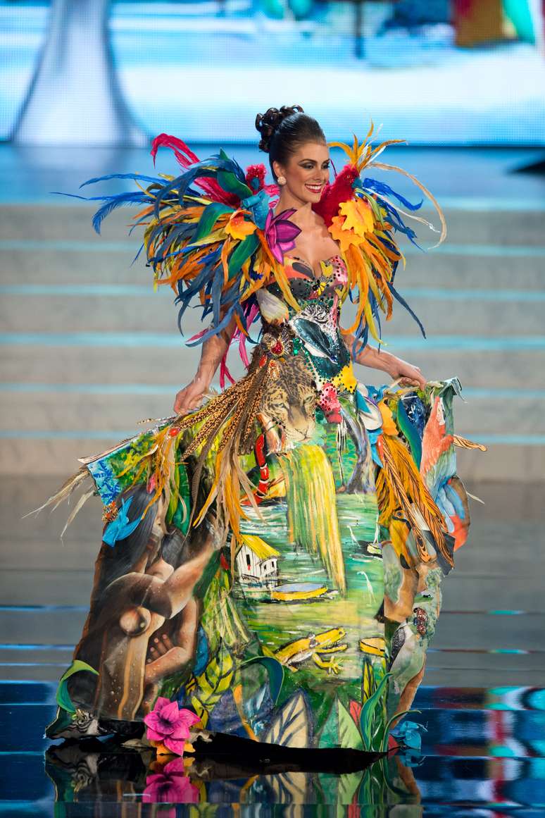 A representante brasileira homenageou a fauna e a flora do País