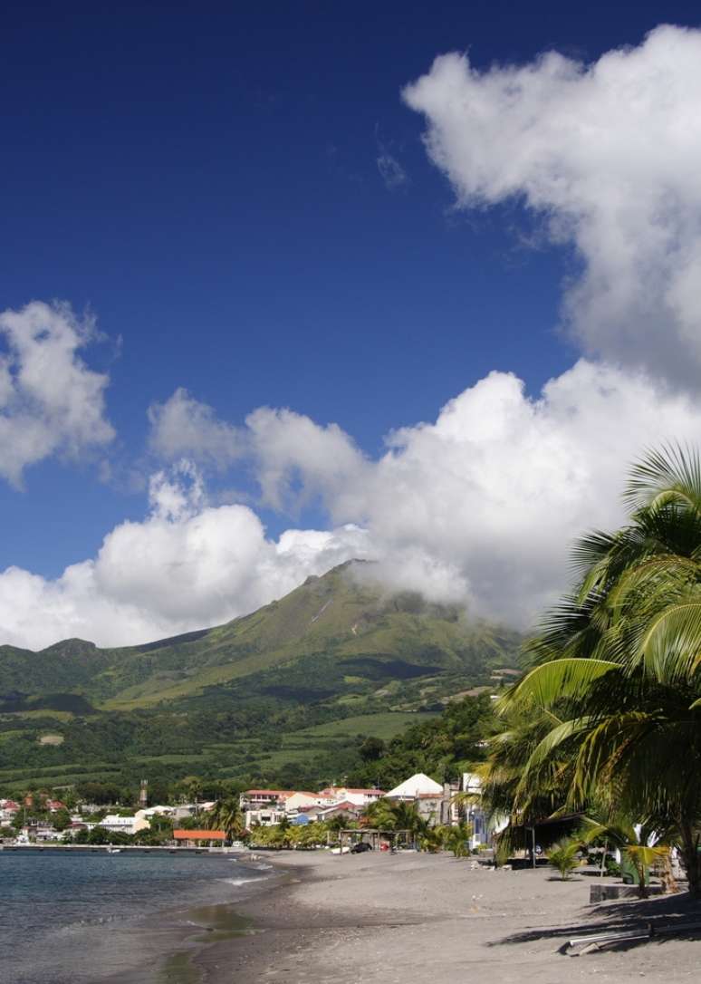 Dormente, vulcão Quill fica localizado na parte sul, dentro do Parque Nacional