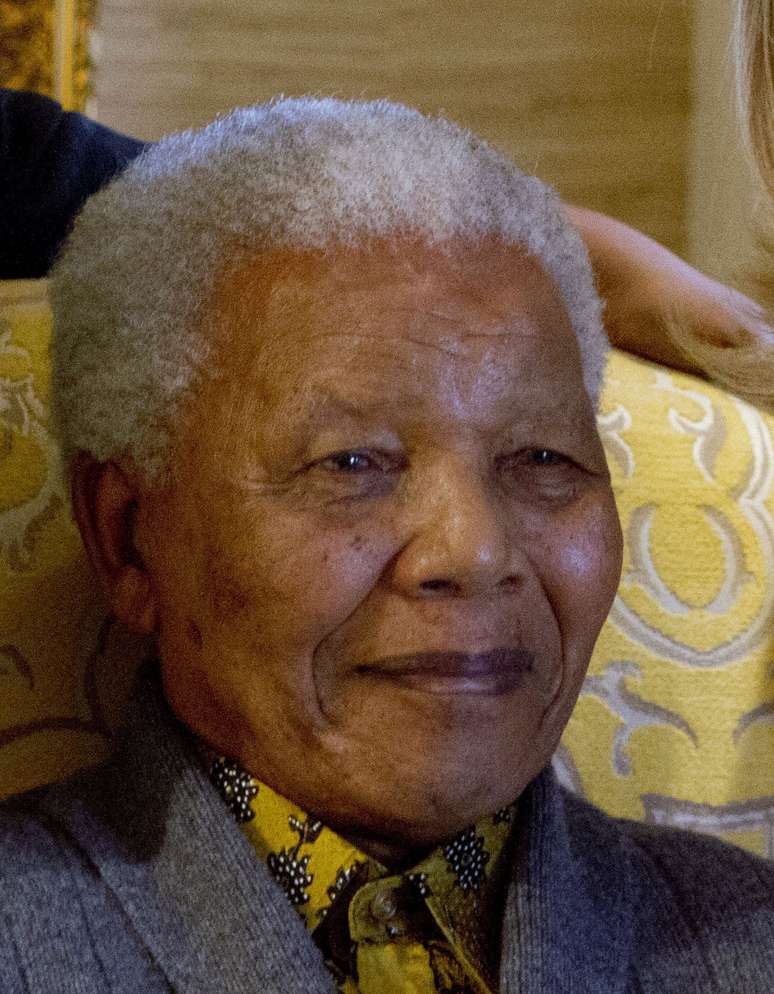 Nelson Mandela, ex-presidente da África do Sul, em foto de agosto de 2012