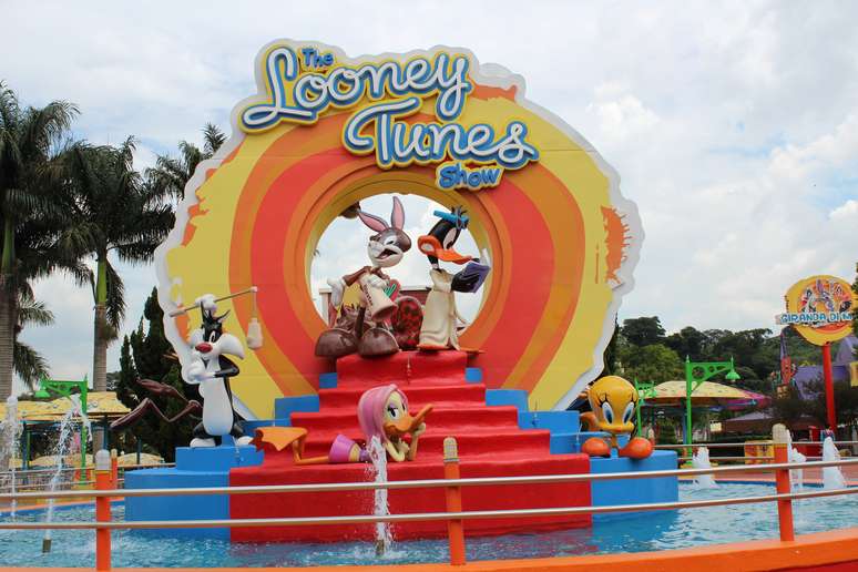 A região voltada para as crianças menores ganhou tema dos Looney Tunes