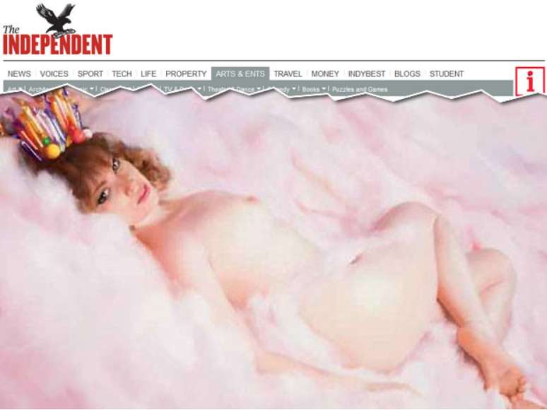 A fotografia 'Cotton Candy Queen', de Will Cotton, que estará na revista