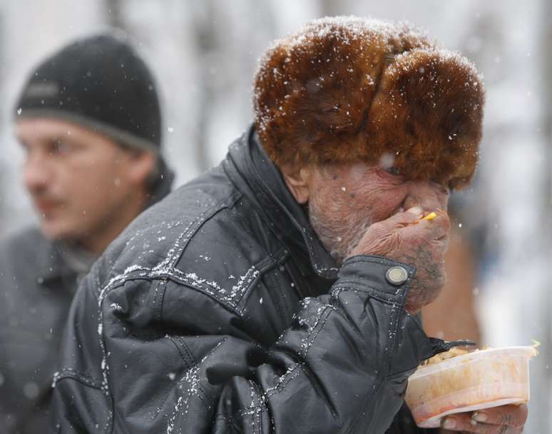 Fez fazia -17°C na capital russa na manhã desta terça-feira