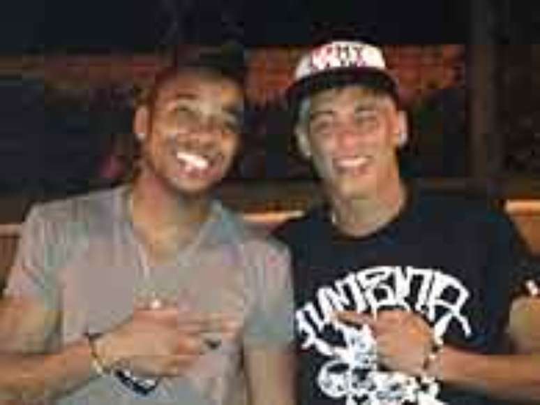 <p>Robinho e Neymar atuaram juntos pela equipe santista em 2010</p>