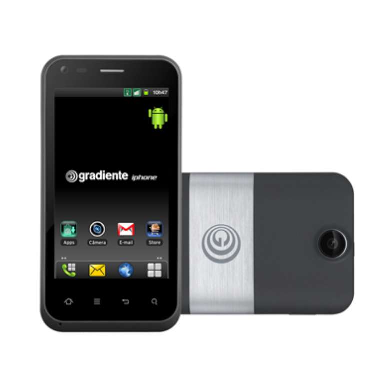 <p>A fabricante brasileira Gradiente lançou um smartphone iphone, marca que registrou em 2000, muito antes do aparelho da Apple</p>