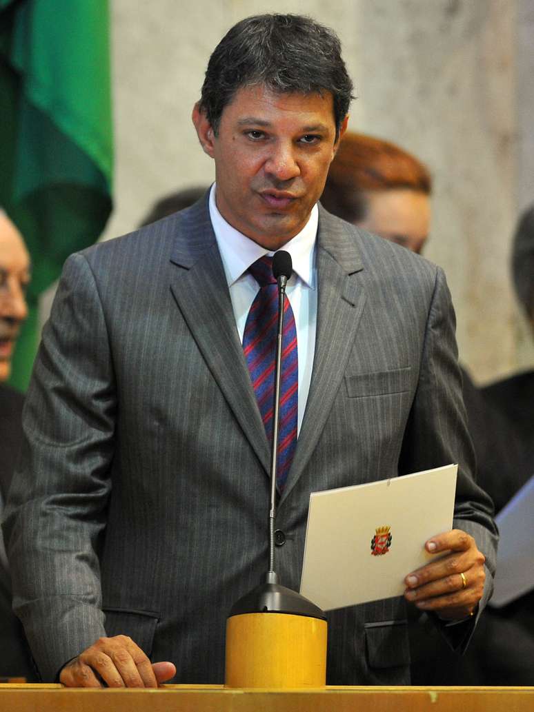 Fernando Haddad (PT) tome posse como prefeito de São Paulo