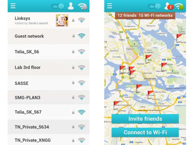 Instabridge cria mapa com Wi-Fi de amigos disponíveis pela cidade