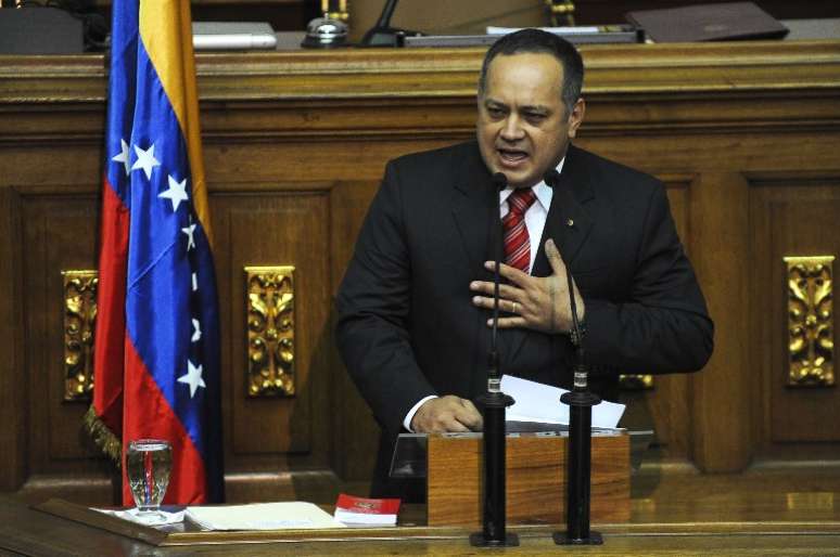 Diosdado Cabello, presidente da Assembleia Nacional venezuelana e aliado chavista