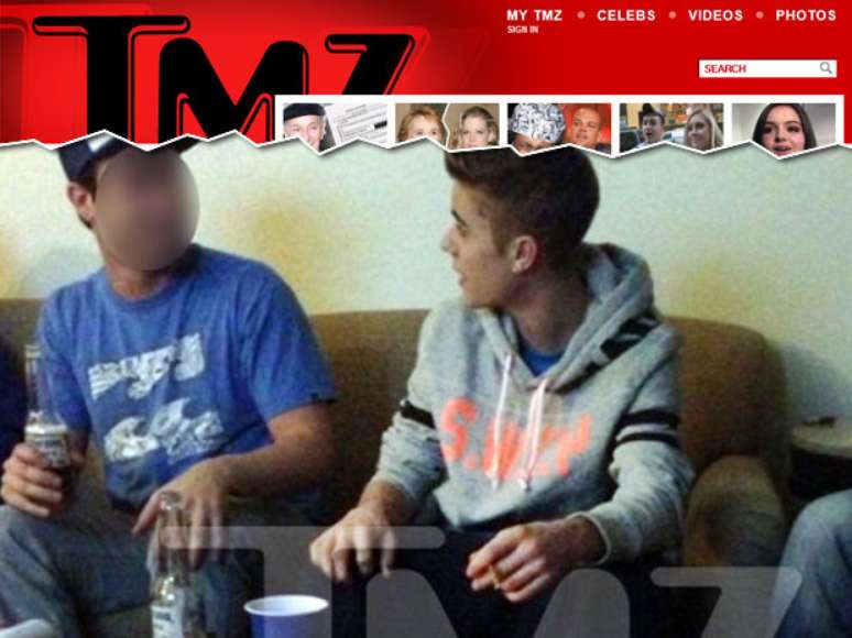 Bieber foi fotografado fumando um cigarro "suspeito"