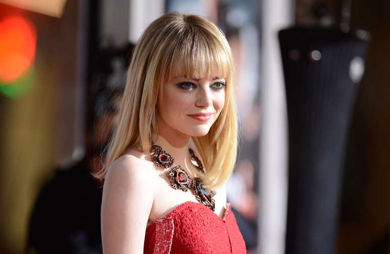 Emma Stone marcou presença no evento<br />