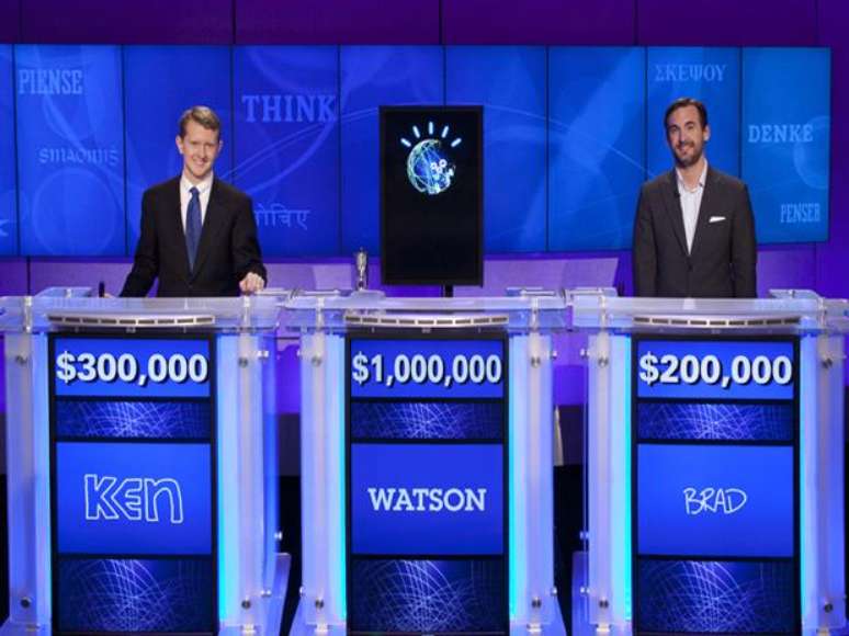 Em 2011, Watson venceu dois seres humanos em programa de perguntas e respostas na TV americana