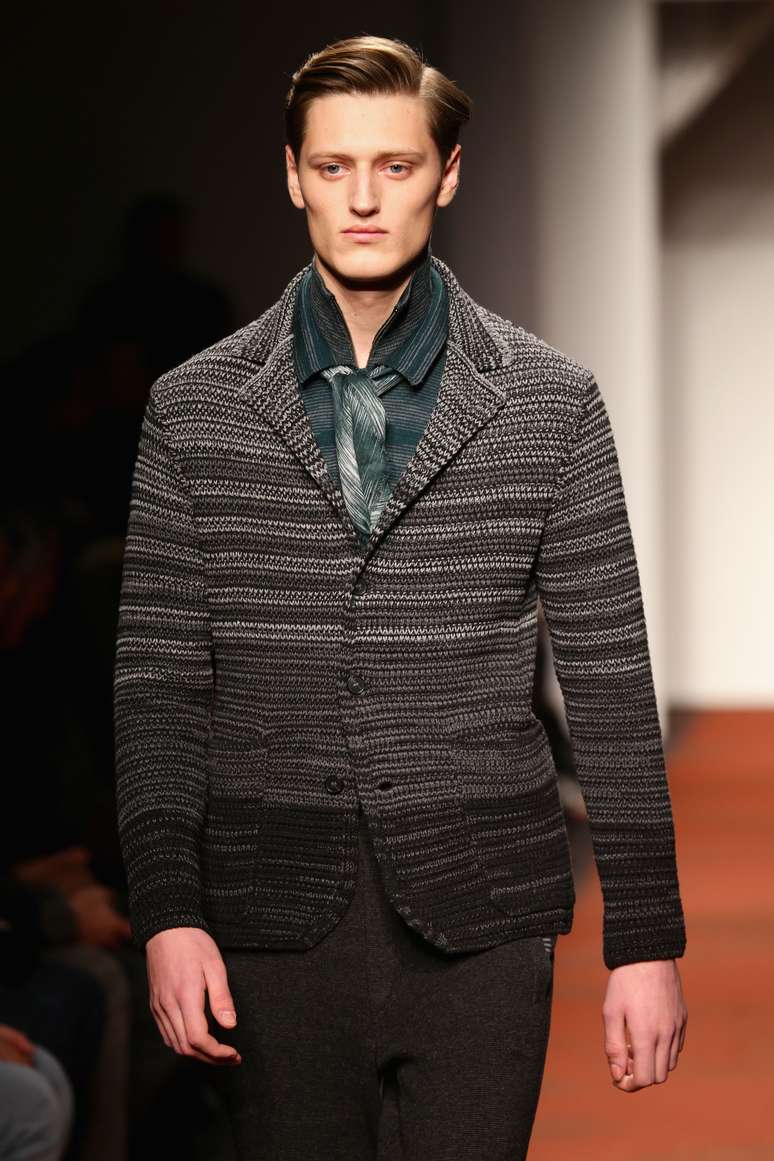 Missoni levou sua coleção de outono-inverno 2013-1014 para a Semana de Moda Masculina de Milão