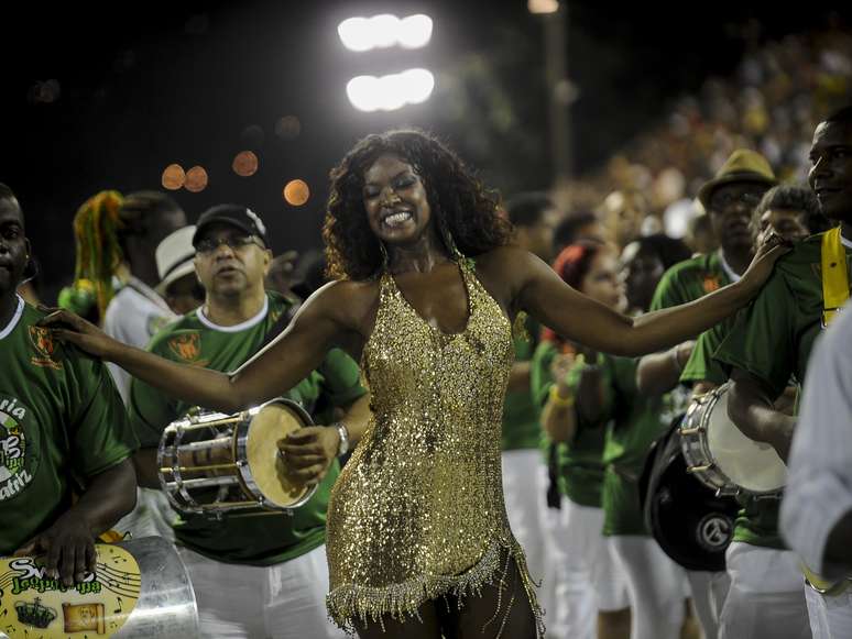 Cris Vianna participou do ensaio da Imperatriz