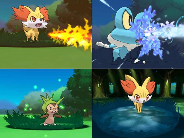 Imagens de 'Pokémon X e Y', para 3DS, apresentam um novo cenário de combate