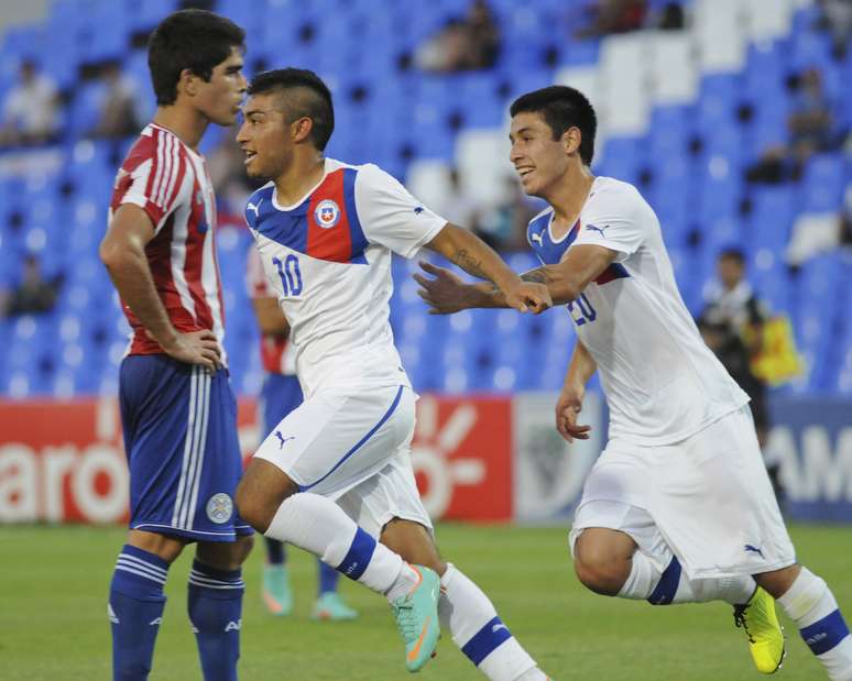 Com gols de&nbsp;Diego Rojas Orellana, Nicolas Maturana (foto) e Alejandro Contreras, Chile venceu quarto jogo
