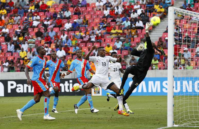 Com Kidiaba no gol, congoleses chegaram ao empate com Gana na África do Sul