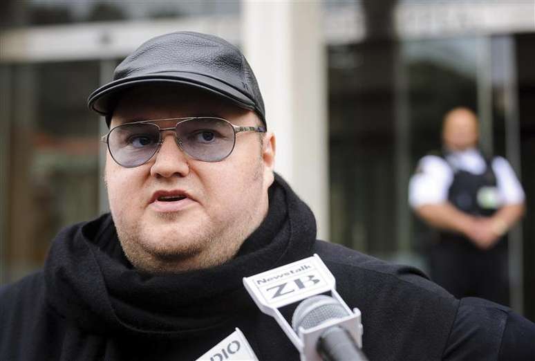 <p>King Dotcom é o fundador do site de compartilhamento de arquivos Megaupload</p>