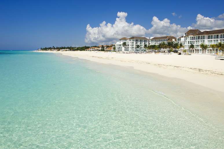 Cidade de Playa del Carmen é um dos destinos mais sossegados do Caribe mexicano