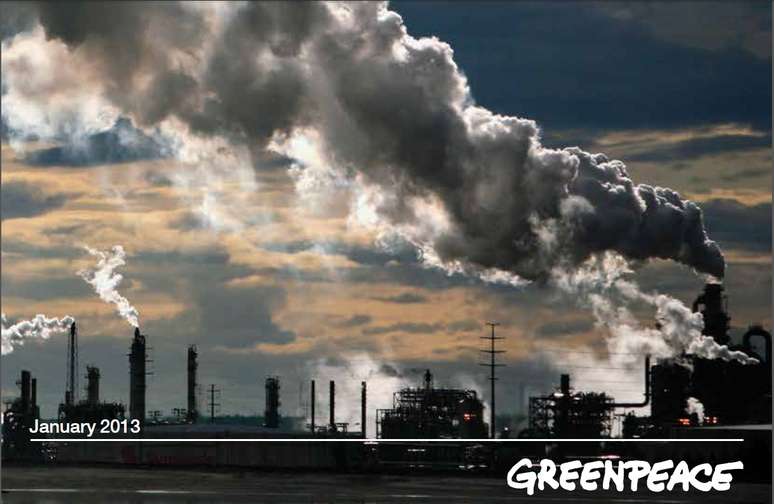 Relatório aponta grandes ameaças ao clima que devem ser evitadas, segundo o Greenpeace 