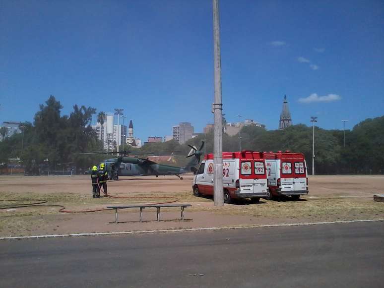 A maior parte dos feridos graves está sendo transferida para Porto Alegre&nbsp;em helicópteros e aeronaves da Força Aérea Brasileira