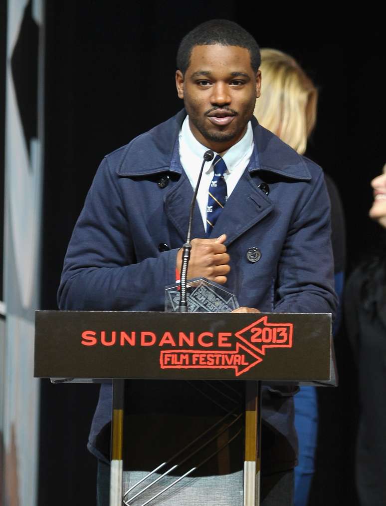 Ryan Coogler durante premiação do Festival de Sundance