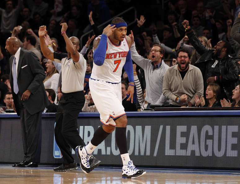 Carmelo Anthony comandou nova vitória do New York Knicks na temporada da NBA