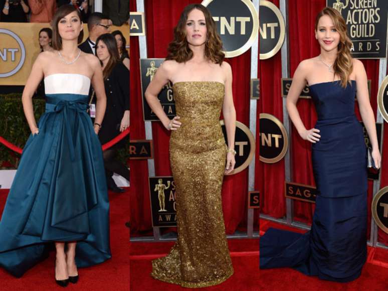 Marion Cotillard,&nbsp;Jennifer Garner e&nbsp;Jennifer Lawrence foram umas das mais bem vestidas do tapete vermelho, segundo a revista <i>People</i>
