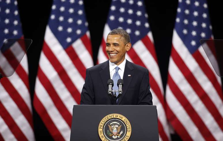 Obama fala sobre a reforma na imigração durante um evento em uma escola de ensino médio em Las Vegas
