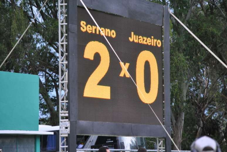 Serrano venceu o Juazeiro no estádio Lomanto Júnior, em Vitória da Conquista