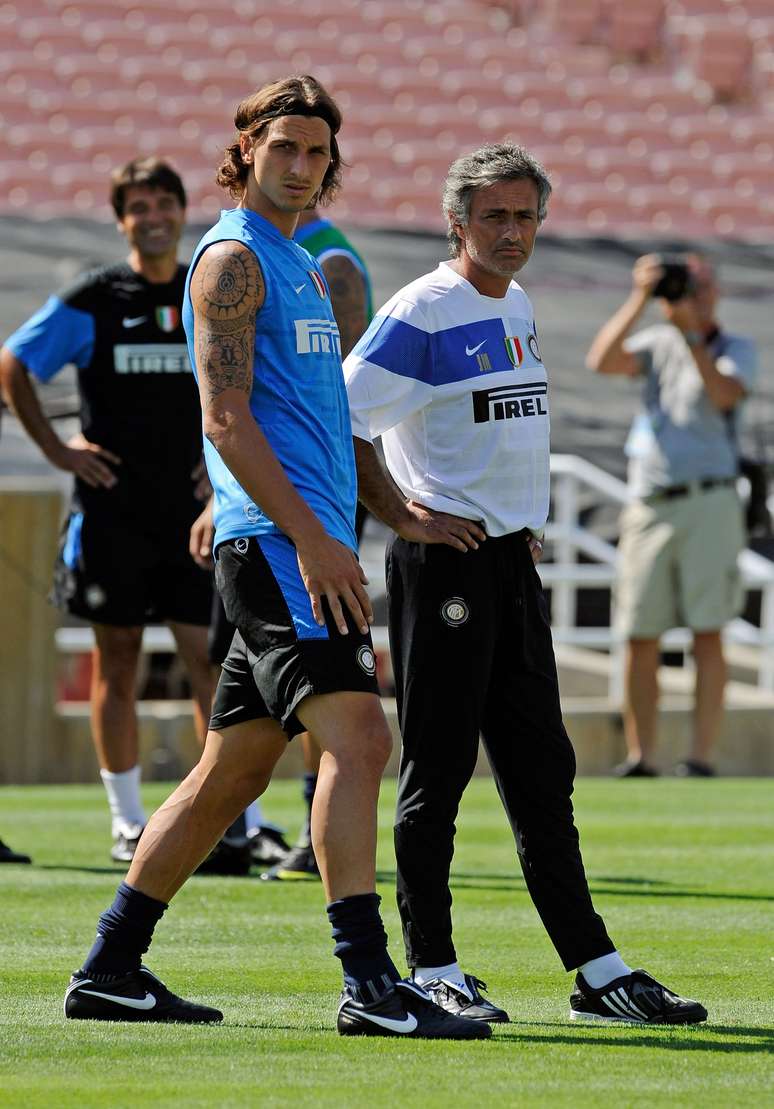 Treinado por Mourinho em 2008-09 na Inter de Milão, Ibrahimovic não crê em chegada do treinador ao PSG