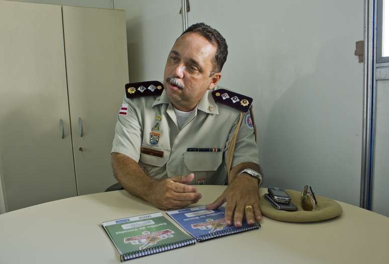 O Major Sampaio, da Polícia Militar da Bahia, diz que fiscalização é rigorosa