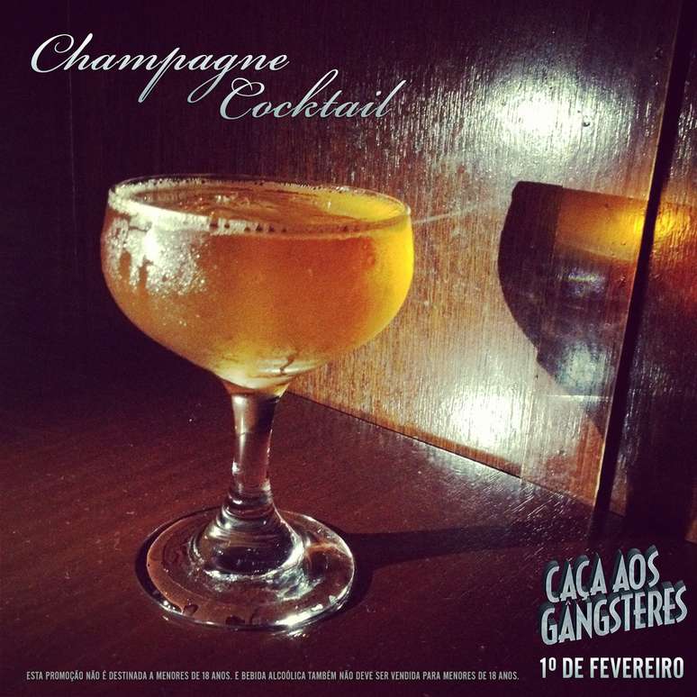 Champanhe cocktail é drinque clássico da década de 40