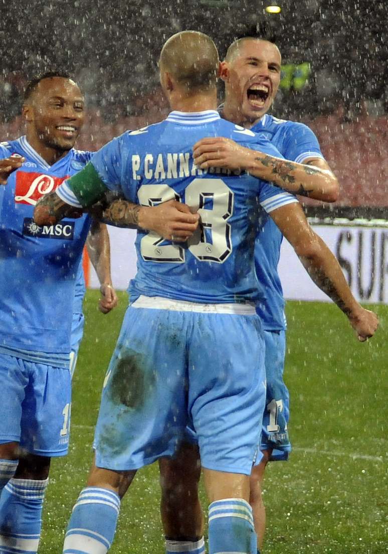 Hamsik foi o destaque da vitória do Napoli