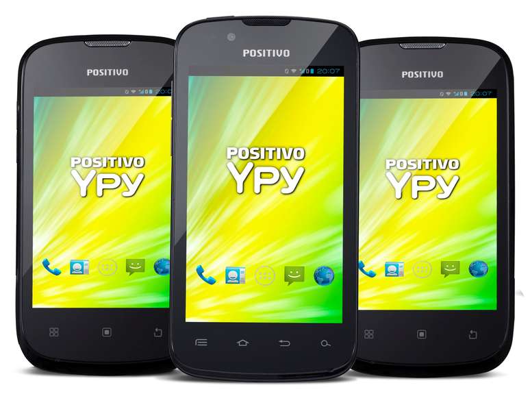 Novo smartphone da linha Ypy, da Positivo, começa a ser vendido nesta semana nas lojas