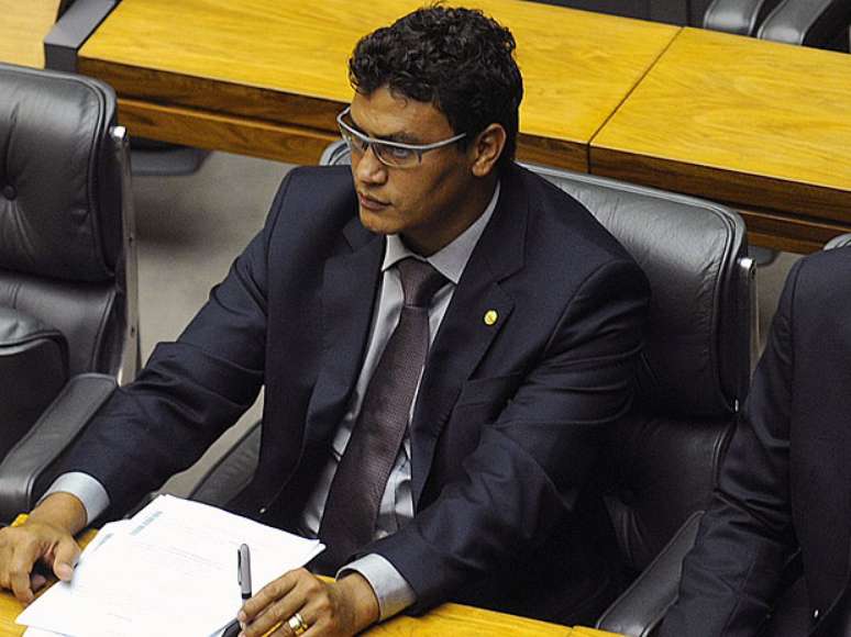 Popó como deputado federal em Brasília
