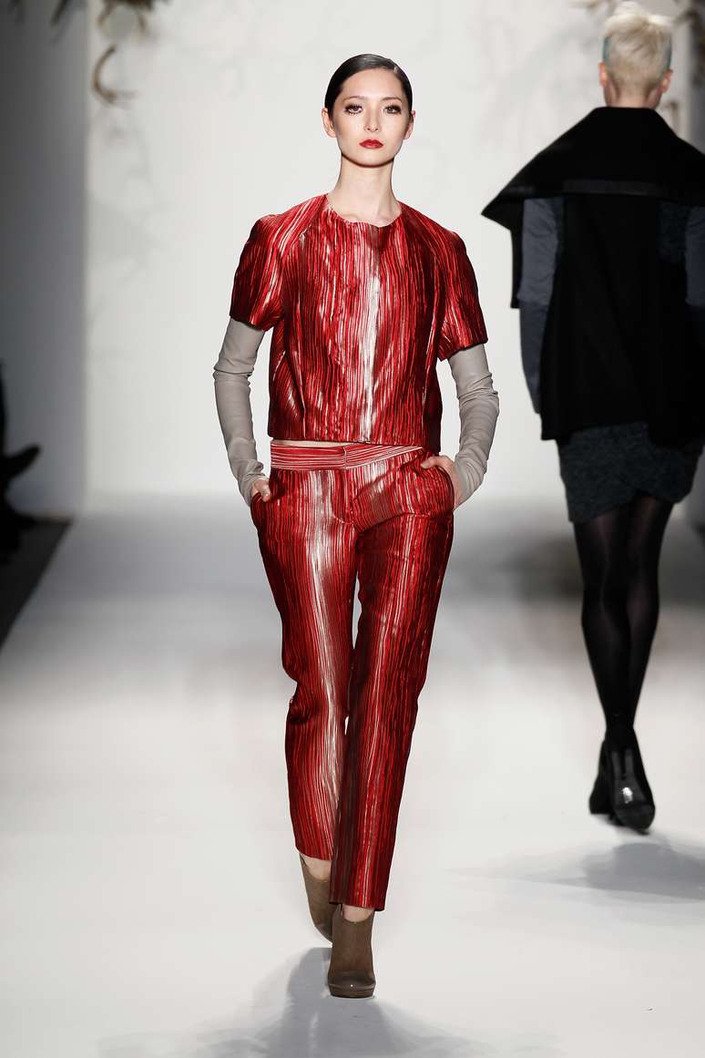 <p>O desfile do estilista abriu o segundo dia de moda em NY, nesta sexta-feira (08)</p>