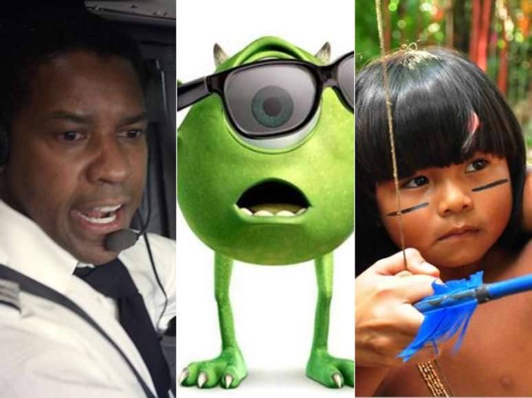 A sexta-feira de Carnaval traz 11 estreias, com destaques para 'O Voo', que rendeu a sexta indica&ccedil;&atilde;o ao Oscar para o ator Denzel Washington, a vers&atilde;o em 3D de 'Monstros S.A.', o desenho de sucesso da Disney, e o brasileiro 'Tain&aacute;, A Origem', que conta o come&ccedil;o da hist&oacute;ria da pequena &iacute;ndia. Confira na galeria todos os filmes que chegam &agrave; telona neste final de semana